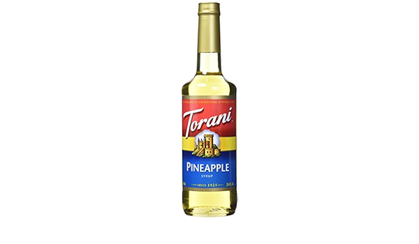 CC-340310#B Torani Pineapple Syrup 750ml