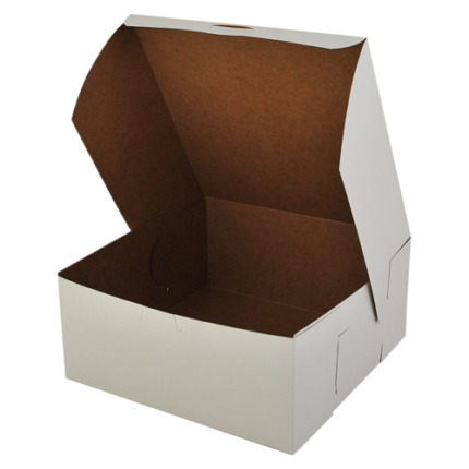 FOR-041187S 6x6x2.5 Cake Box White 250/case