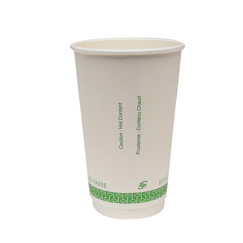 R3-7170013 EP-BDWC16 Compostable 16oz Double Wall Hot Cup 500/cs 