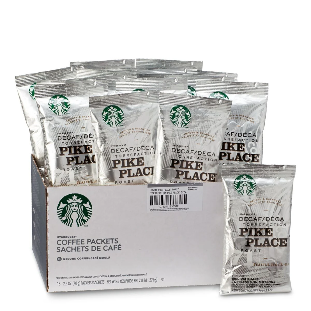 23367#B Starbucks Decaf Pike Place decaf 2.5oz x 18/case