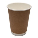 EP-DWC12K Double Wall 12oz Kraft Paper Hot Cup 500/cs (K7170478)