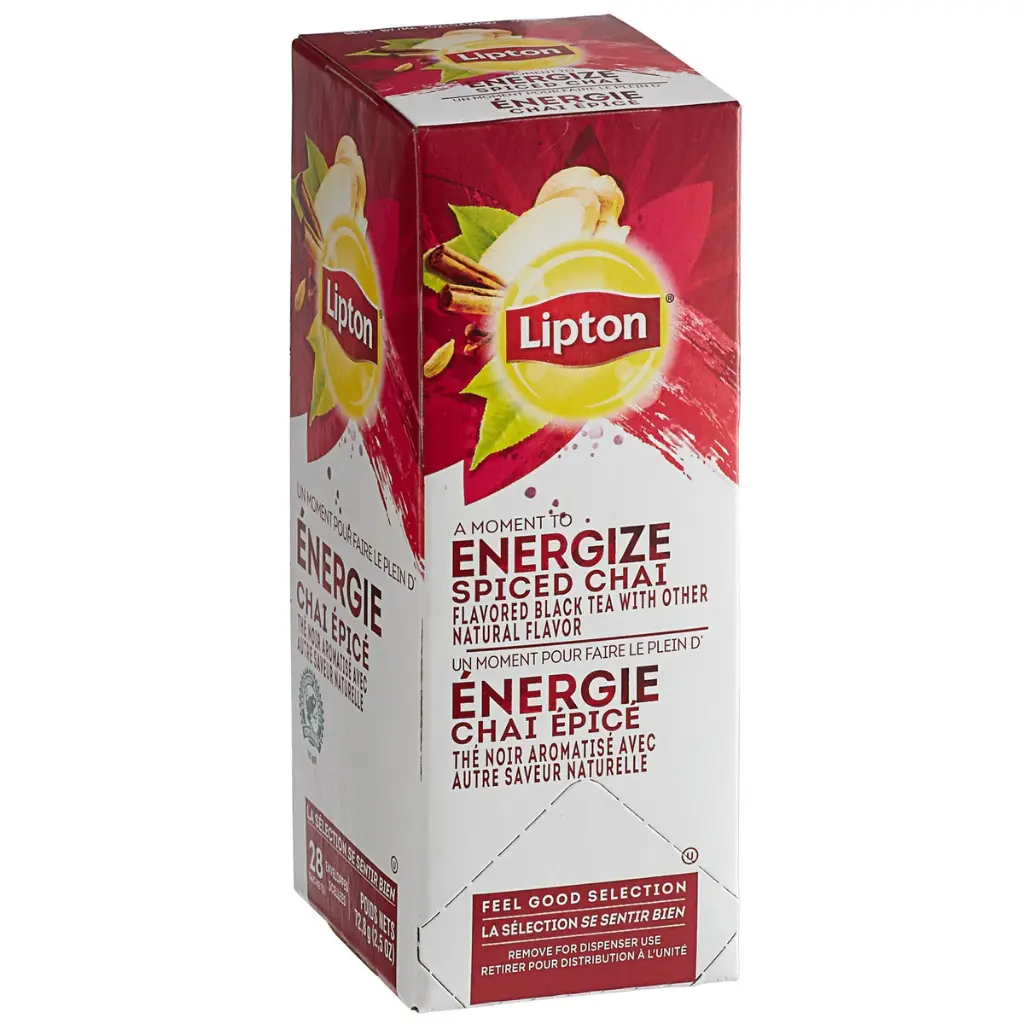 13122#B💔Lipton Spiced Chai Tea 28 sachets x 6/case