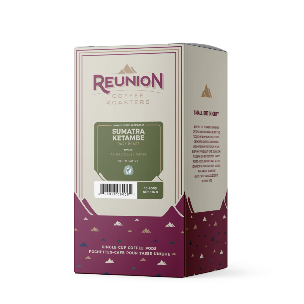 22424#B💔 Reunion Sumatra Ketambe Dark Pods 16 pods x 6/case