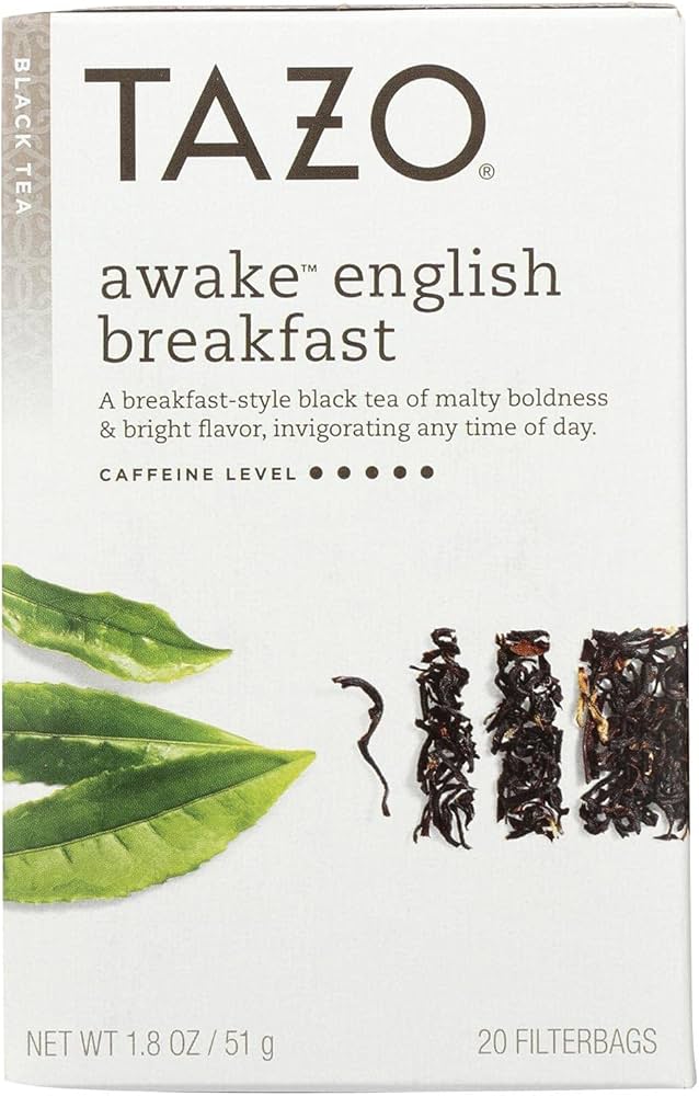 6694#B💔 Tazo Tea Awake English Breakfast 20 sachets x 6/case