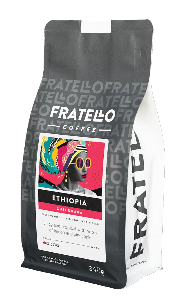 FRA-B1560WB Fratello Ethiopia Guji Uraga Beans 2LB Beans