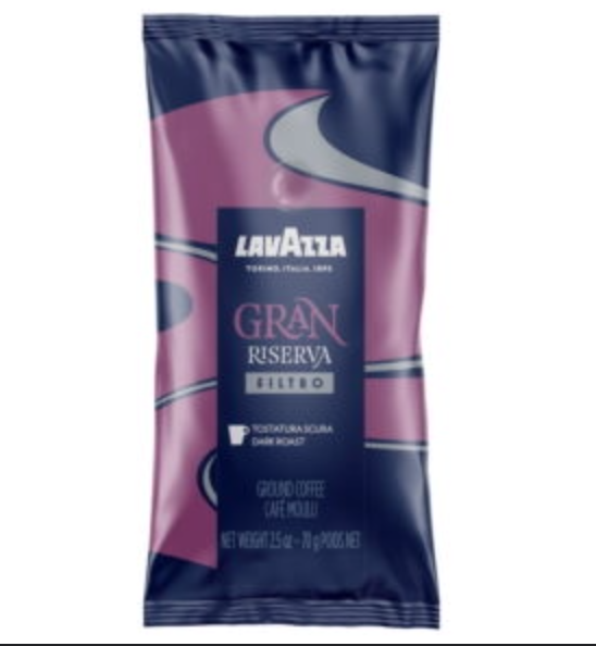 ARA-44761 Lavazza Gran Riserva Filtro 71G Portion Packet, 18/case