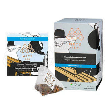 44685#B Metz Luxury Tea Cascade Peppermint 25/Box