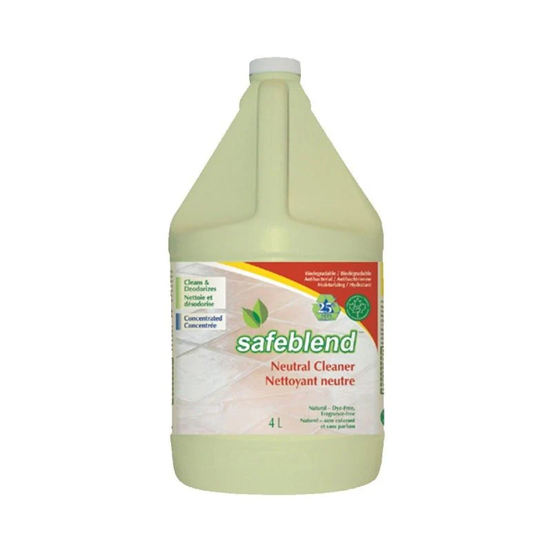 FOR-352844#B Safeblend Fragrance Free Neutral Cleaner 4L