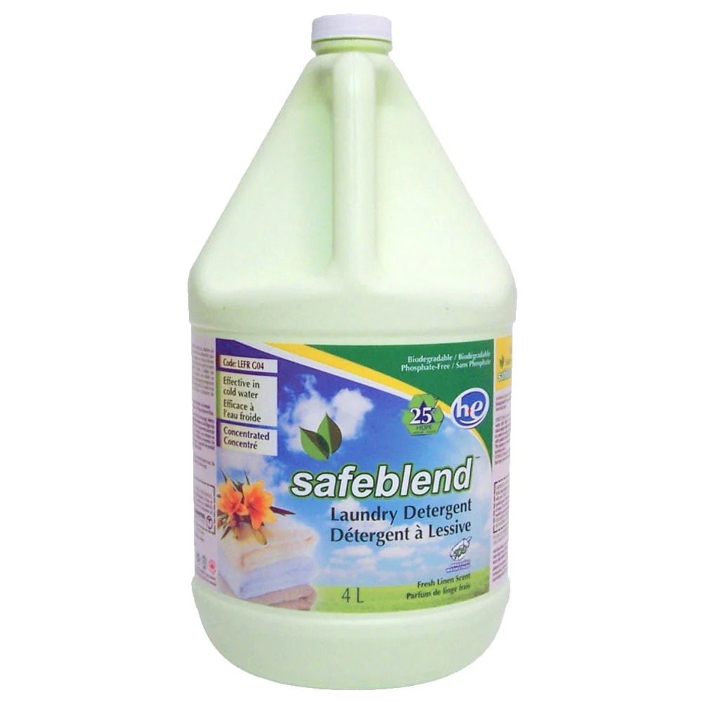 FOR-376008#B Safeblend Fresh Linen High Efficiency Laundry Detergent 4L