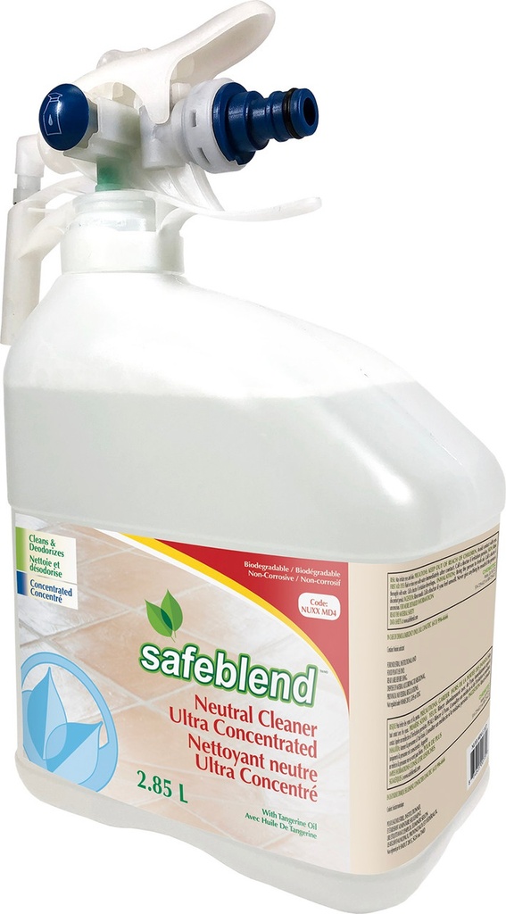 FOR-452842#B Safeblend Ultra Concentrated Neutral Cleaner Fragrance Free Safemix Portable Dilution 2.85L 