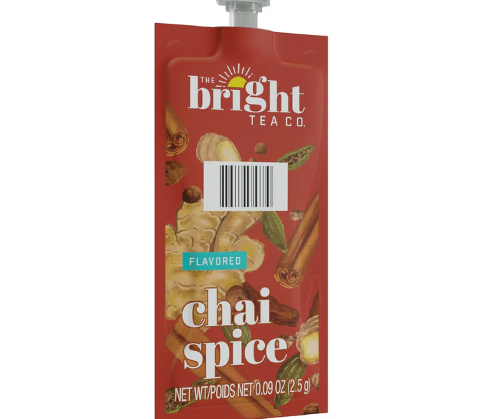 18015#B💔 Bright Spiced Chai Tea Flavia 20 Strips x 5/case