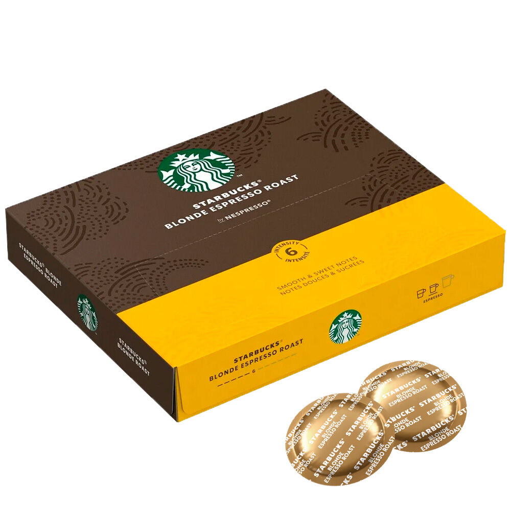 45247#B Starbucks Nespresso Blonde Espresso Roast 50/Box 