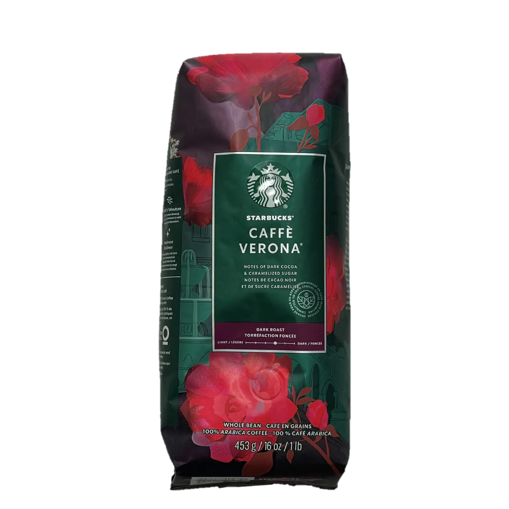 8083#B Starbucks Verona Whole Beans 454g Beans