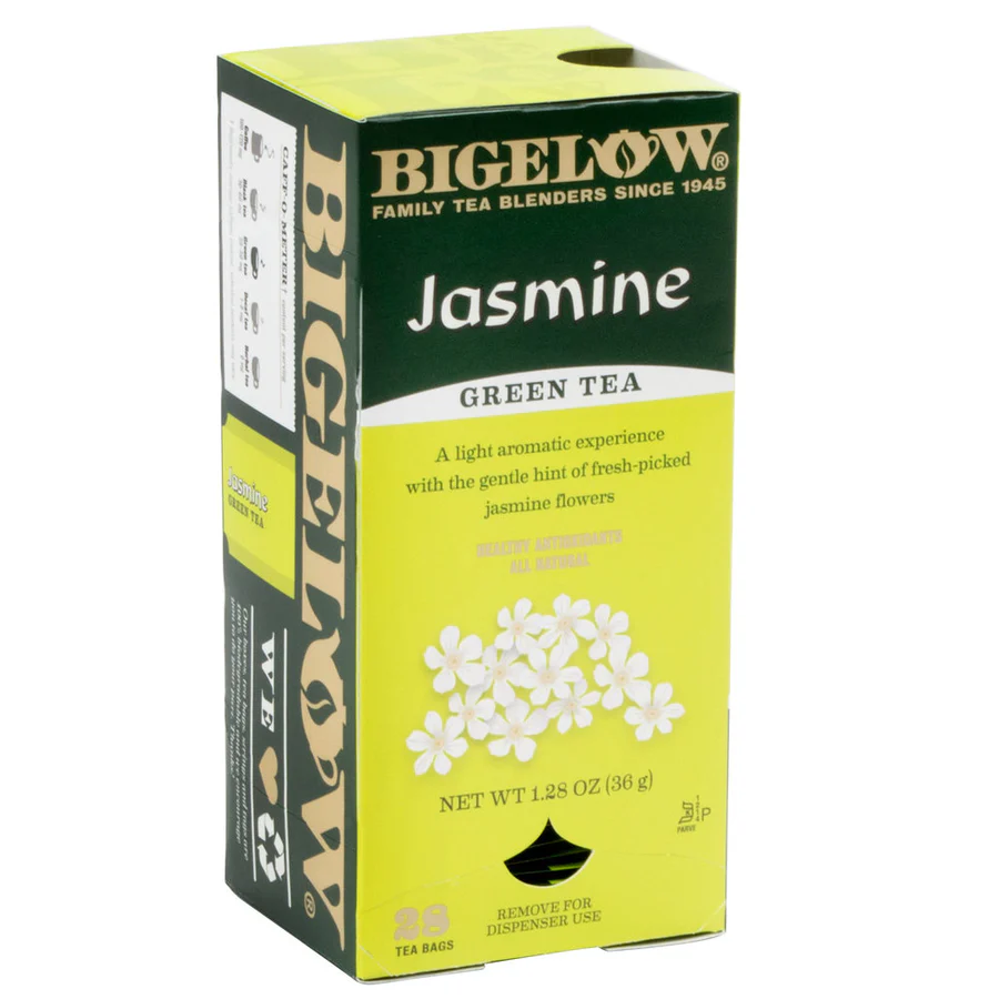 12300#B💔Bigelow Green Tea Jasmine 28 sachets x 6/case