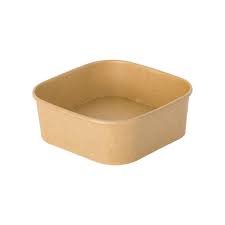 GC-56404 32oz PE Lined Square Kraft Deli Paper Food Container 300/case