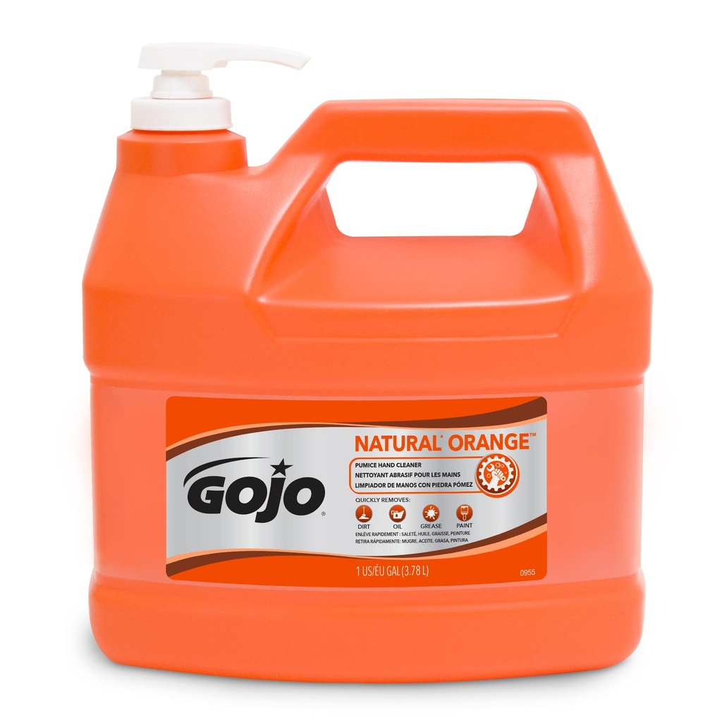 FOR-159333S#B💔 Gojo Natural Orange Pumice 1gal w/ Pump