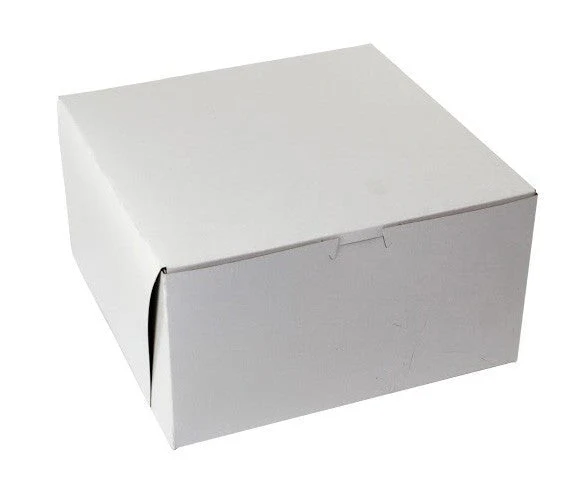 FOR-441024S Vicbay 12x12x6 White Cake Box, 50/bundle