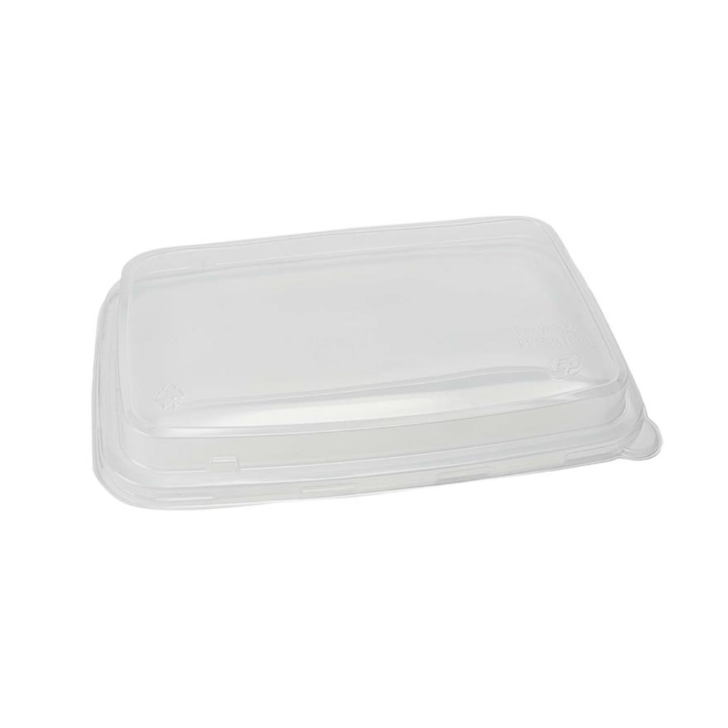 EP-PP-SRTL108  PP Lid for 58oz Rectangular Sugarcane Tray, 300/case