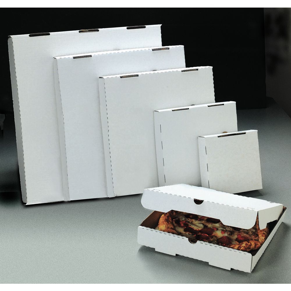 CG-G-PAPZ-W016-BX00 White Pizza Box 16x16x1.75" Plain, 50/bdl   