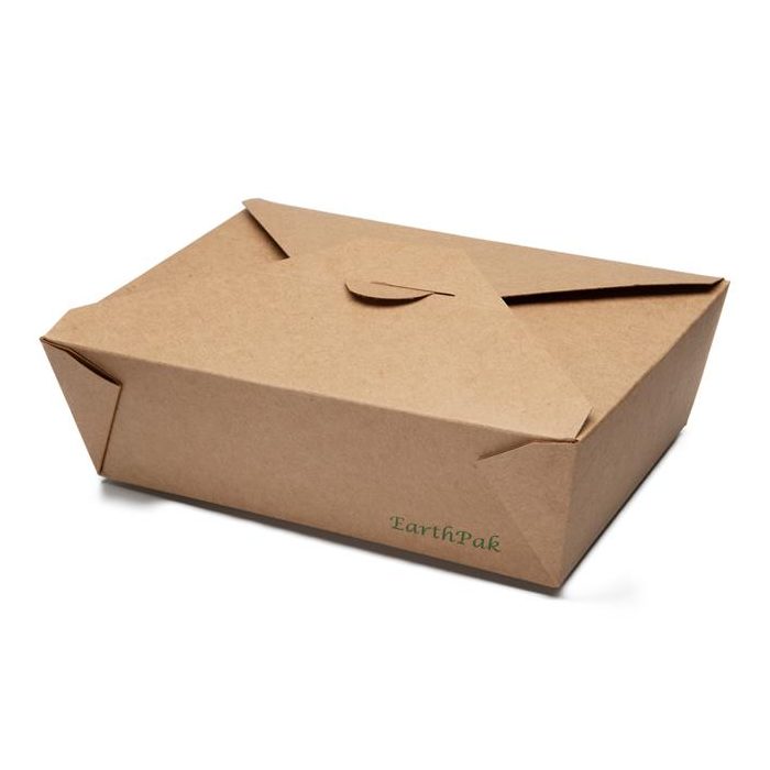 EP-#N4 Eco-Packaging Earthpak #4 96oz Paper Food Box 160/cs 