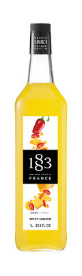 GH-186725#B 1883 Spicy Mango Syrup 1L Glass bottle