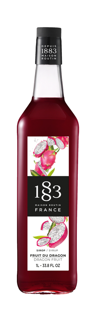 GH-186855#B 1883 Dragon Fruit Syrup 1L Glass Bottle
