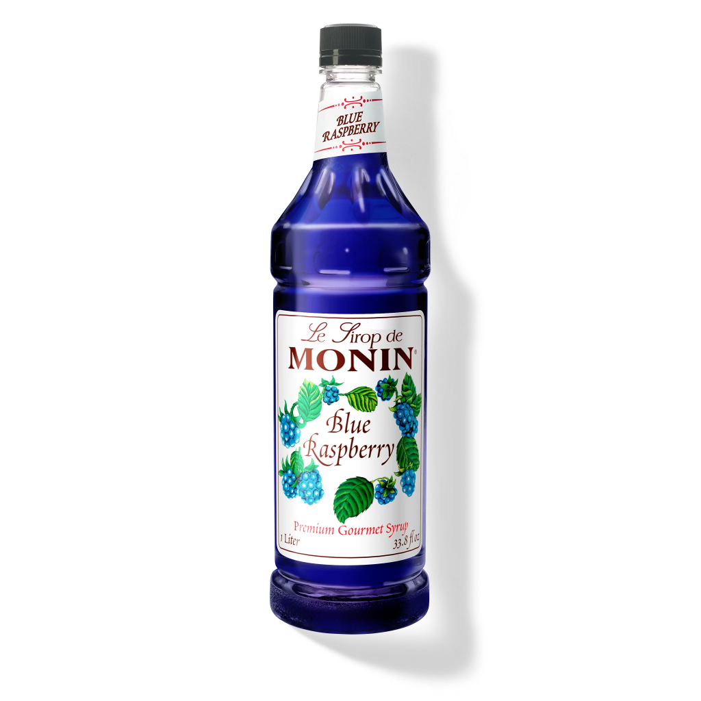 SH-M-FR195F#B Monin Blue Raspberry 1L Syrup  
