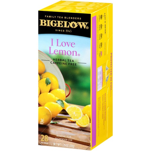 [1410#B💔] 1410#B💔 Bigelow I Love Lemon Herbal Tea 28 sachets x 6/case