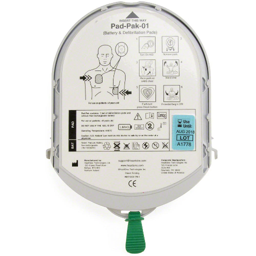 [AED-PAD-PAK-01] AED-PAD-PAK-01 Heartsine Adult Pad Pak