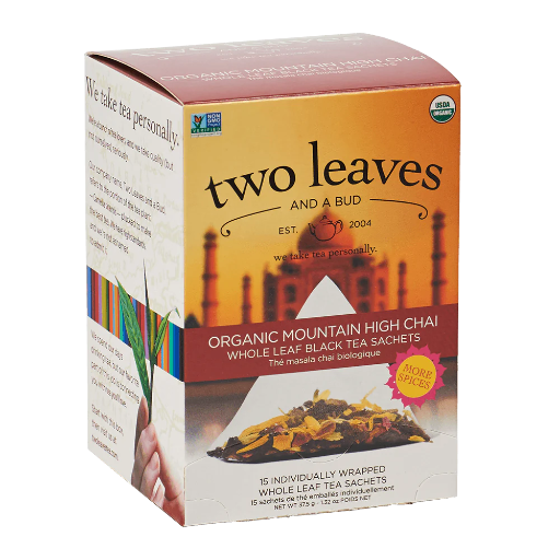 [CC-365100] CC-365100 Two Leaves Organic Mountain High Chai 15's