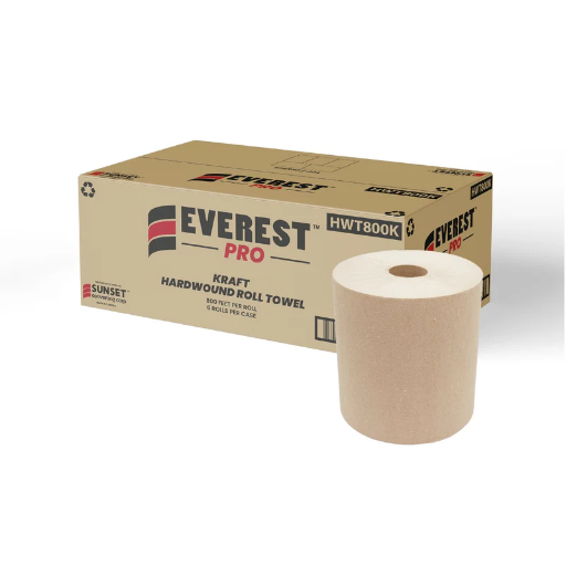 [CG-PP000HWT800K] CG-PP000HWT800K Everest Pro Kraft Paper Towel Roll 7.85"x 800' 6 rolls per case