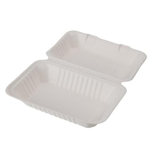 [EP-A818] EP-A818 Eco-Packaging HD 9x6x3 Compostable Clamshell 200/cs