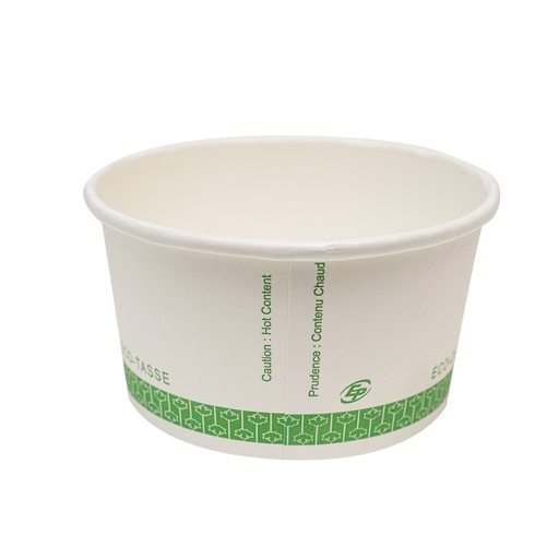 [EP-BHSC12] EP-BHSC12 Eco-Packaging 12oz Compostable Soup Bowl 500/cs