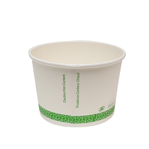 [EP-BHSC16] EP-BHSC16 Eco-Packaging 16oz Compostable Soup Bowl 500/cs