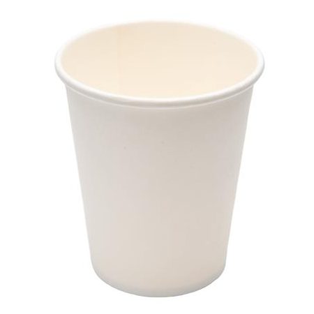 [EP-PHC08W] EP-PHC08W Eco-Packaging 8oz White Single Wall Paper Hot Cup 1000/cs