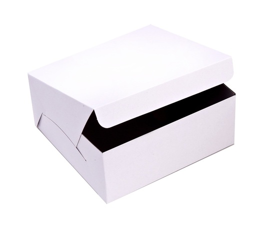 [FOR-041268] FOR-041268 10x10x3.5 white cake box 100/bundle