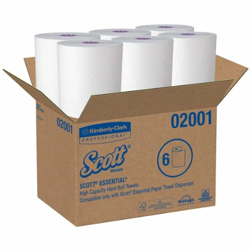 [FOR-101535] FOR-101535 Scott 02001 Roll Towel White 6/cs