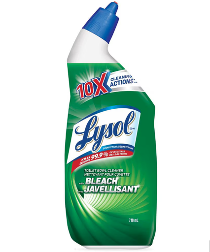 [FOR-153371#B💔] FOR-153371#B💔 Lysol Toilet Bowl Cleaner with Bleach 710ml