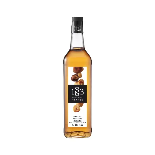 [GH-181719#B] GH-181719#B 1883 Roasted Hazelnut Syrup 1L glass bottle