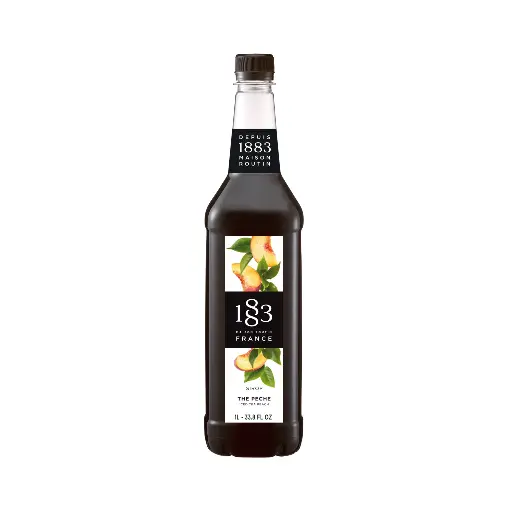 [GH-182202#B💔] GH-182202#B💔 1883 Iced Tea Peach Syrup 1L glass bottle