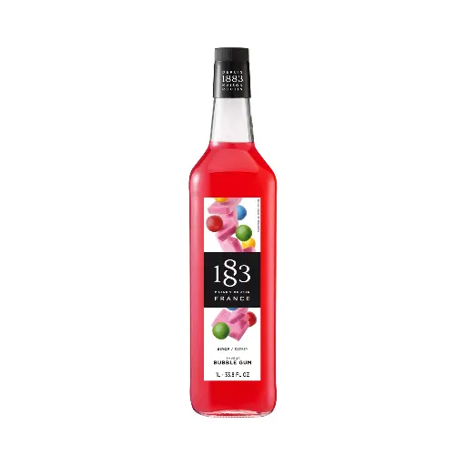 [GH-183694#B💔] GH-183694#B💔 1883 Bubble gum Syrup 1L  glass bottle