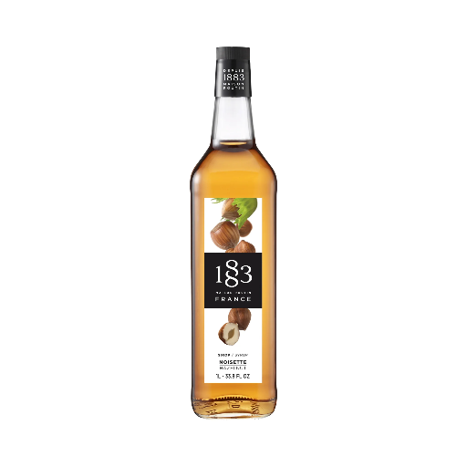 [GH-185417#B] GH-185417#B 1883 Hazelnut Syrup 1L glass bottle