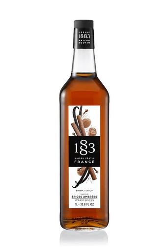 [GH-185871#B] GH-185871#B 1883 Warm  Spices Syrup 1L glass bottle