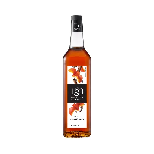 [GH-186095#B] GH-186095#B 1883 Pumpkin Spice Syrup 1L glass bottle
