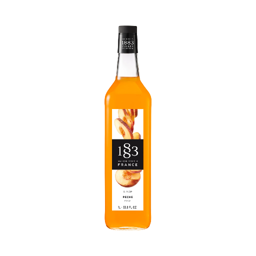[GH-186123#B] GH-186123#B 1883 Peach Syrup 1L  glass bottle