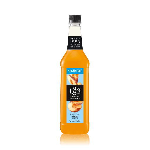 [GH-386288#B] GH-386288#B 1883 Sugar Free Peach Syrup 1L bottle