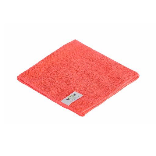 [GLO-3130R#B] GLO-3130R#B 3130R   16 X 16 Microfiber Globe Cloth Red  10/pack