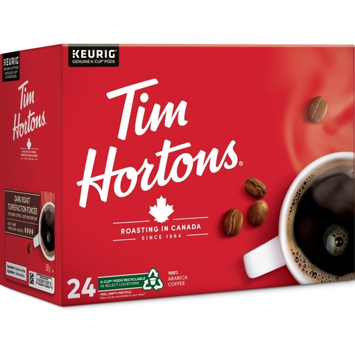 [KG-61-01307#B] KG-61-01307#B Tim Hortons Dark Roast Kcups 24/bx