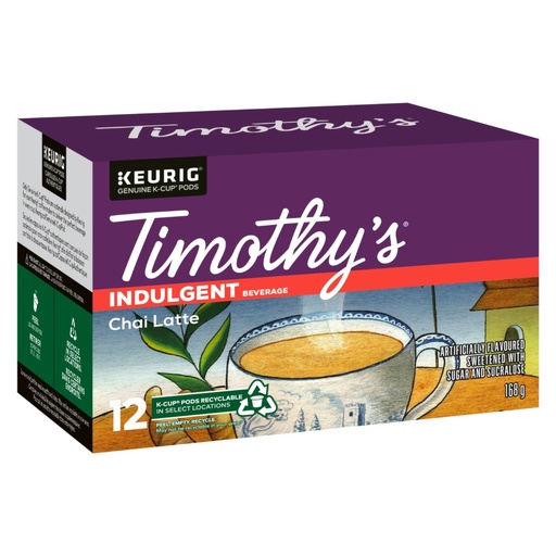 [KG-77-10517#B💔] KG-77-10517#B💔 TWC Chai Latte Kcups 24 boxes x 4/case