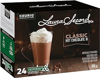 [KG-77-21917#B💔] KG-77-21917#B💔 Laura Secord Hot Chocolate Kcups 24 boxes x 4/case